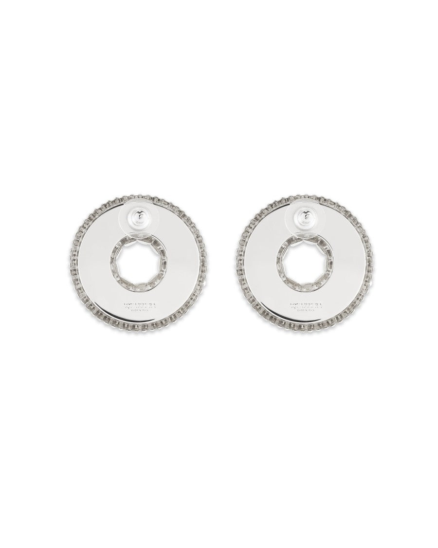 Aquazzura Hoop Crystal Mini Earrings