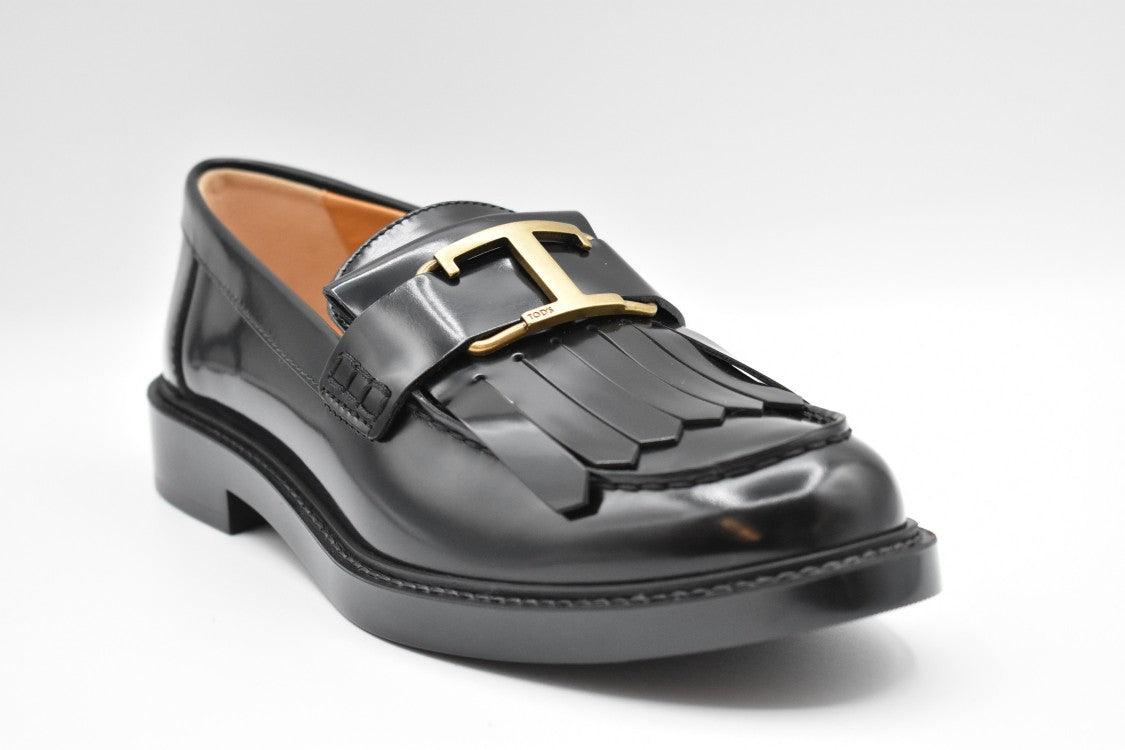 Tod's Black Flat Shoes
