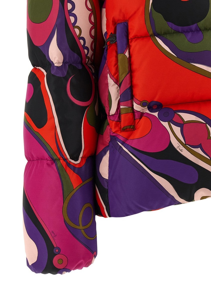 Emilio Pucci 'Orchidee' Down Jacket