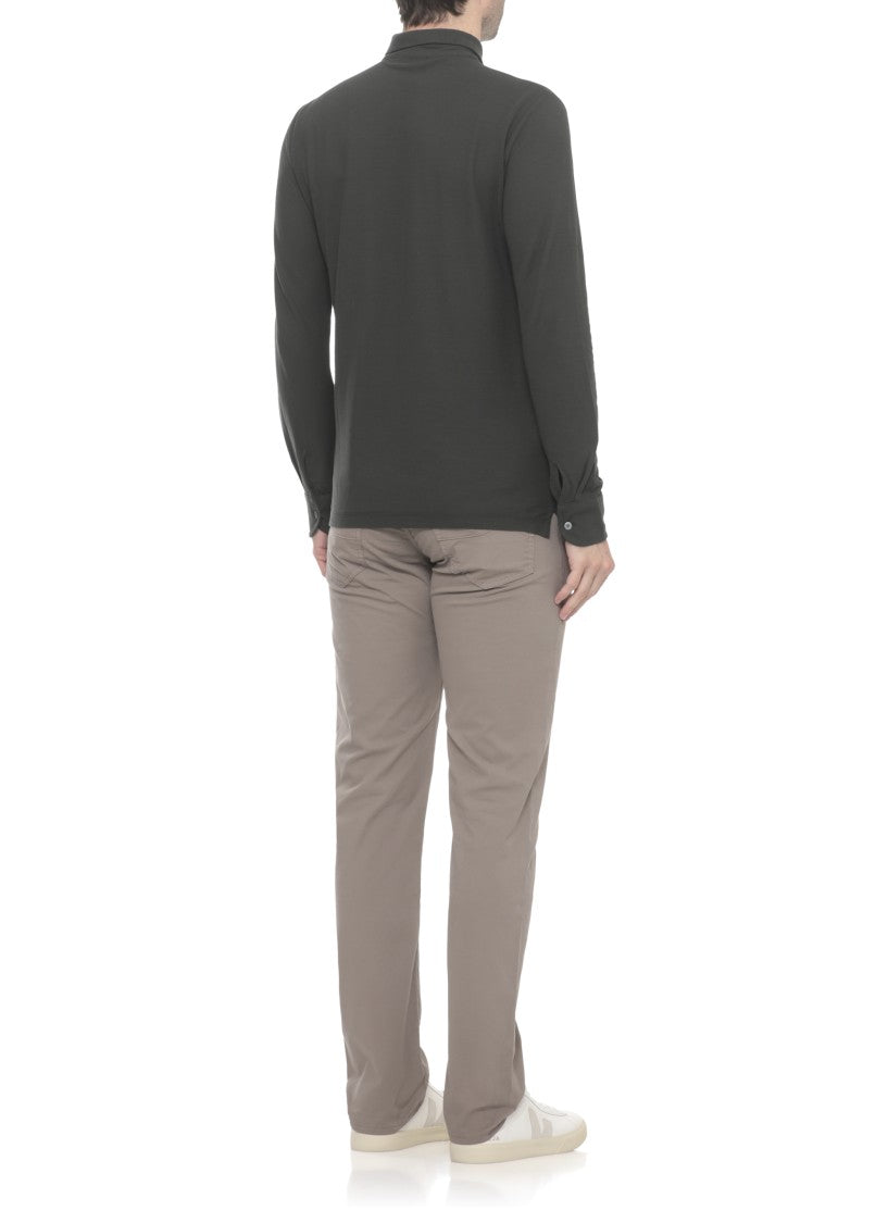 Zanone Two Buttons Cotton Polo Shirt