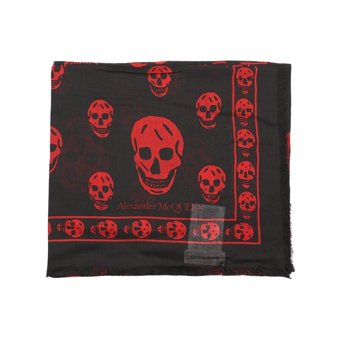 Alexander Mcqueen Skull Silk Scarf