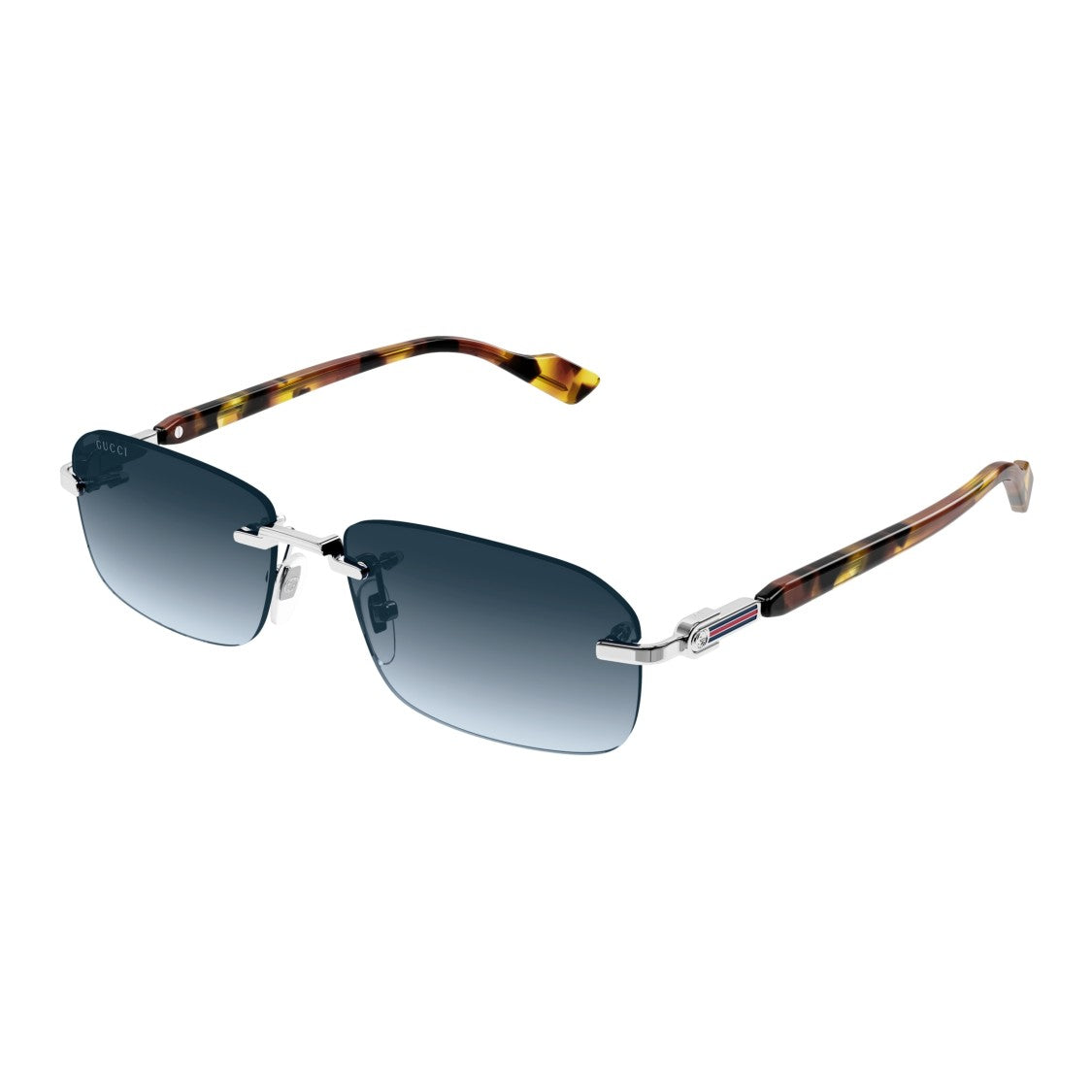 Gucci Gg1221s Rimless Rectangular Sunglasses