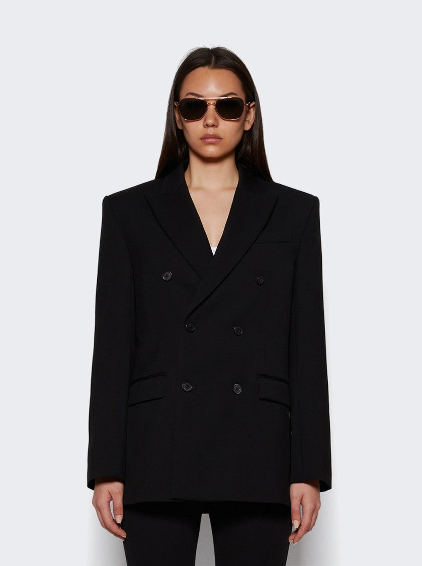 Wardrobe.Nyc Double Breasted Blazer Black