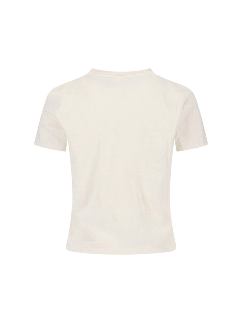 Re/Done Puppies T-Shirt – White