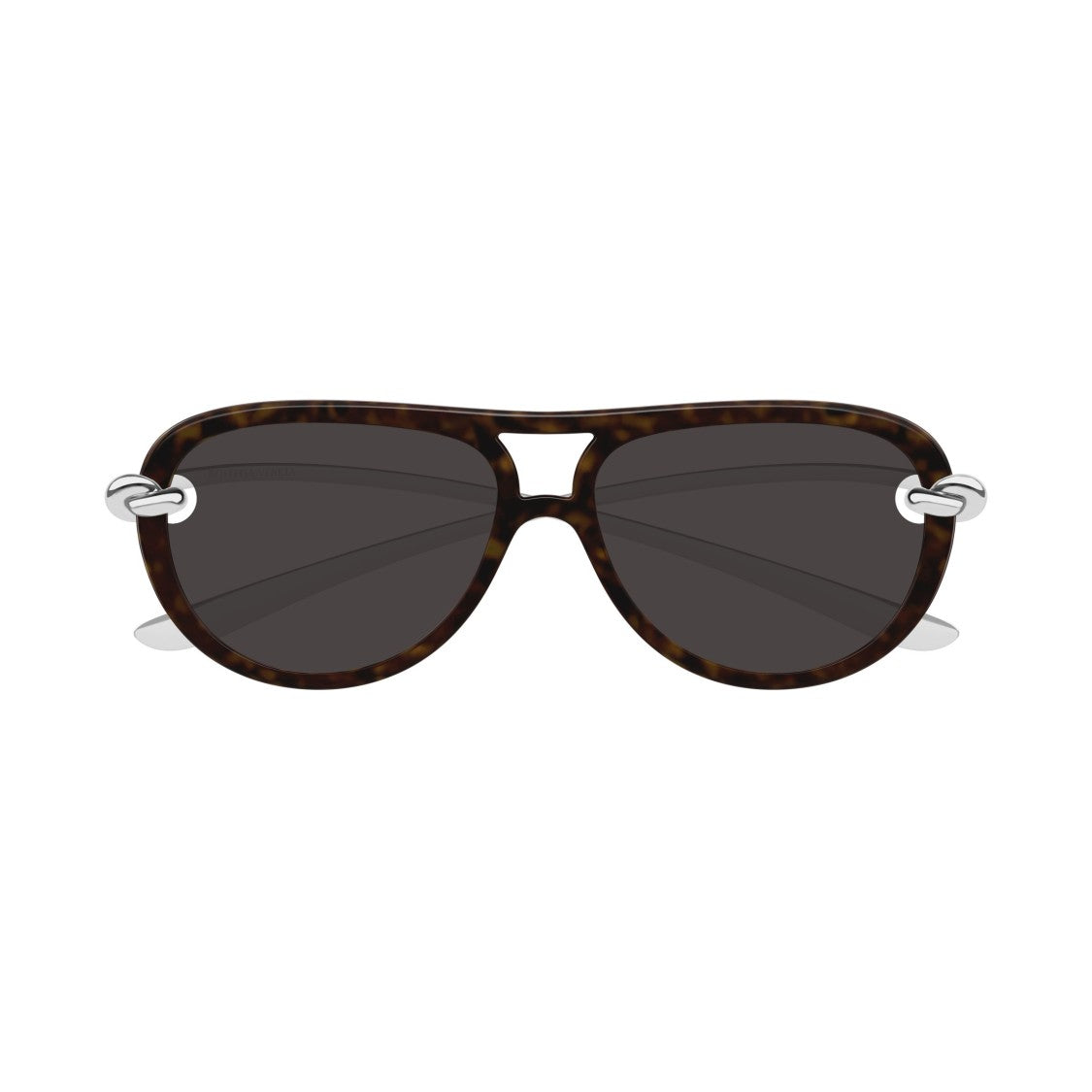 Bottega Veneta Aviator-Style Tortoiseshell Sunglasses With Distinctive Knot Detail