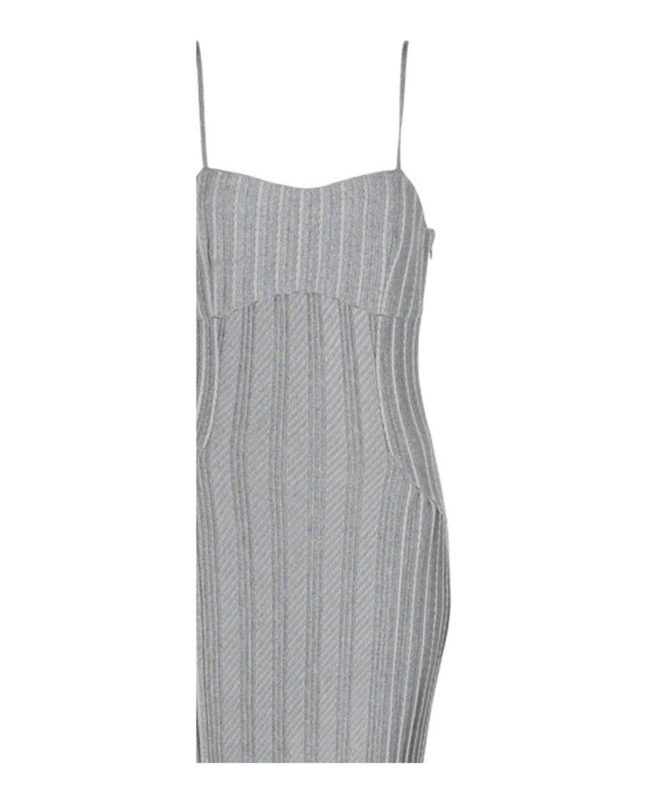 Givenchy Metallic Cable Knit Maxi Dress