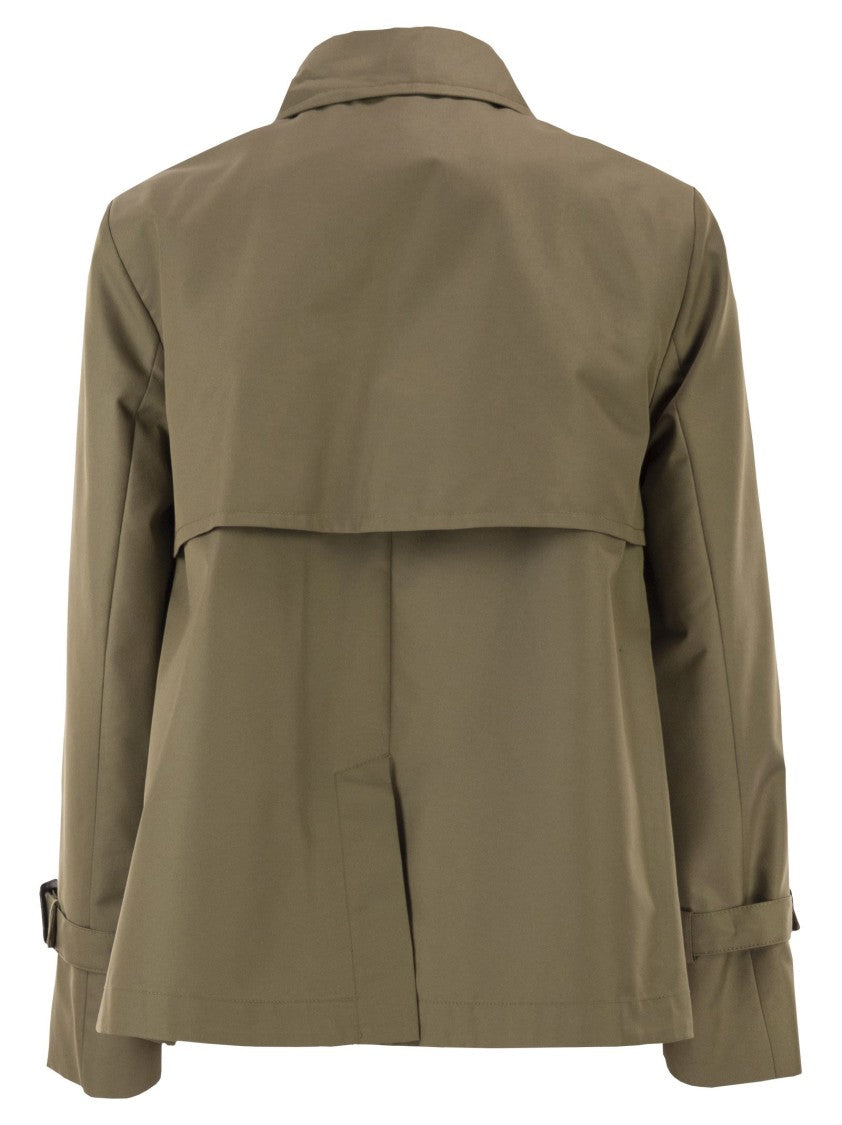 Max Mara Wkdbiglia - Water-Repellent Gabardine Trench Coat