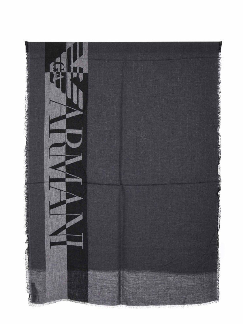Emporio Armani Gradient Grey Scarf
