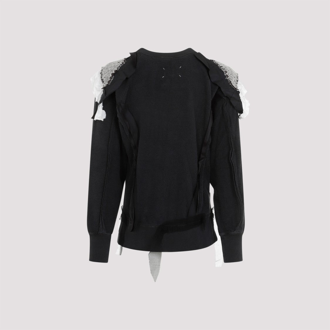 Maison Margiela Charcoal Grey Cotton Sweatshirt