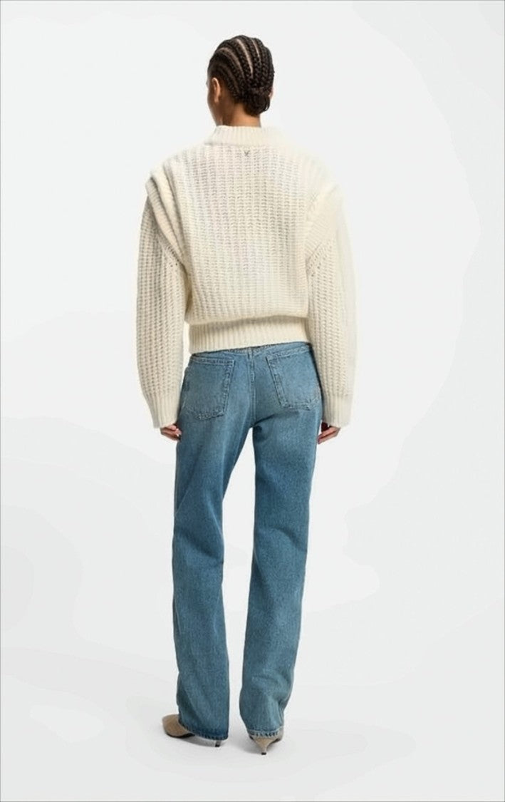 Boss Cable Knit Sweater With Crew Neck