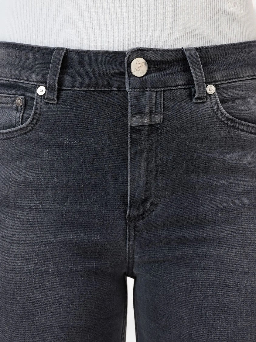 Closed High Waist Vintage Texture Denim Pants