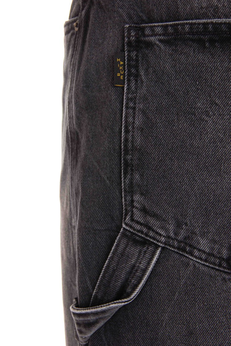 Haikure Winona Spider Black Carpenter Loose Fit Jeans