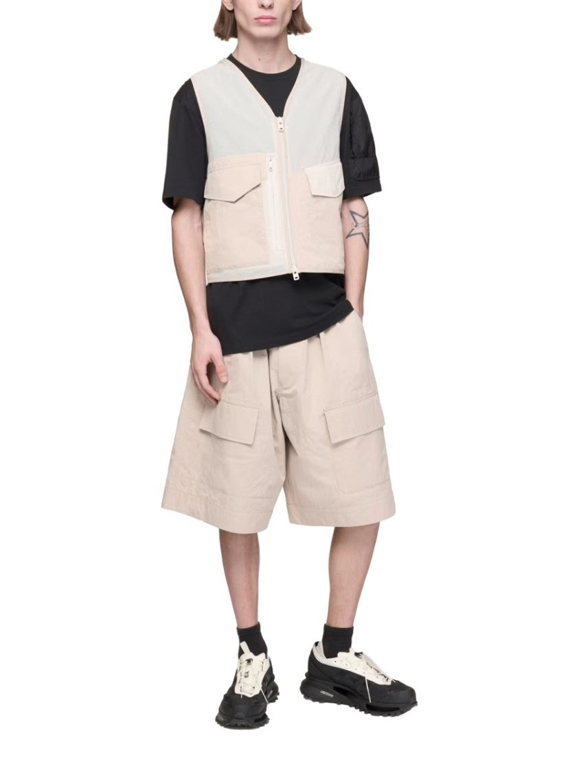 Y-3 Tough Floral Jacquard Lace-Up Gilet
