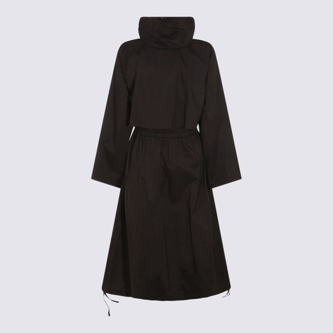 Herno Long High-Collar Jacket With Adjustable Waist