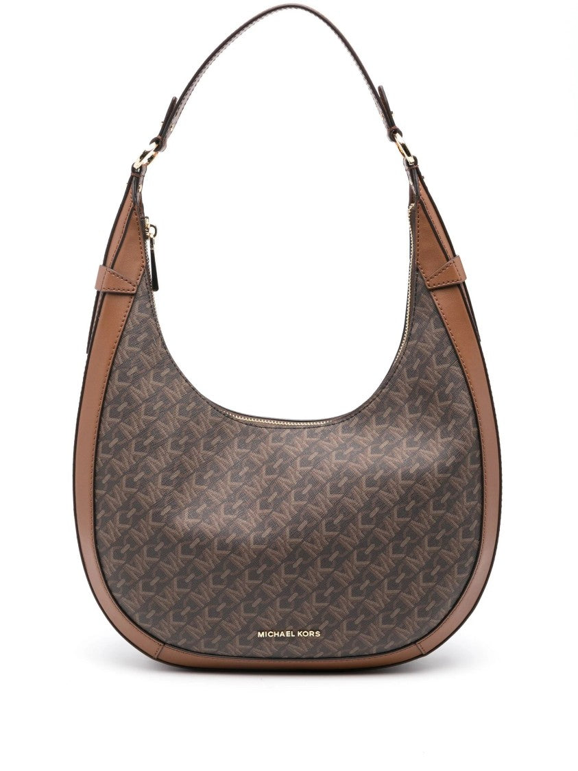 Michael Kors Lg Crescent Tz Hobo Shoulder Bag
