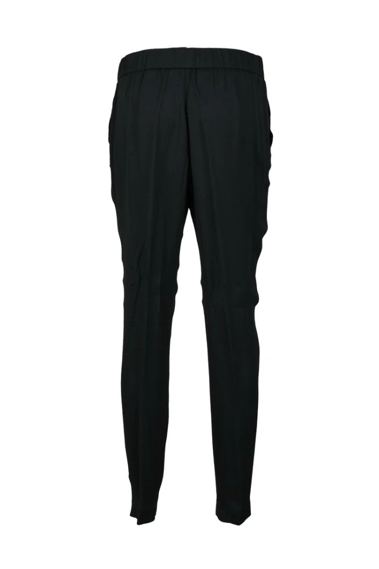 Fabiana Filippi Silk Acetate Trousers - Black