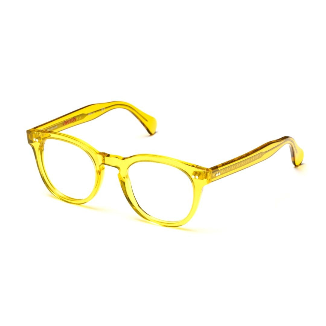 Kador Tuxon-K Translucent Yellow Frame Eyeglasses With Rounded Shape