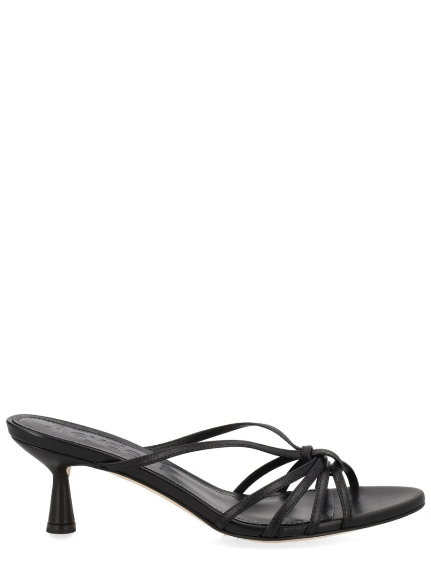 Aeydē Abby Flared Heel Knot Sandals