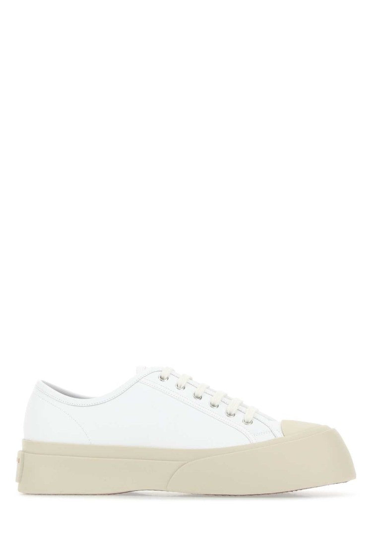 Marni White Leather Pablo Sneakers