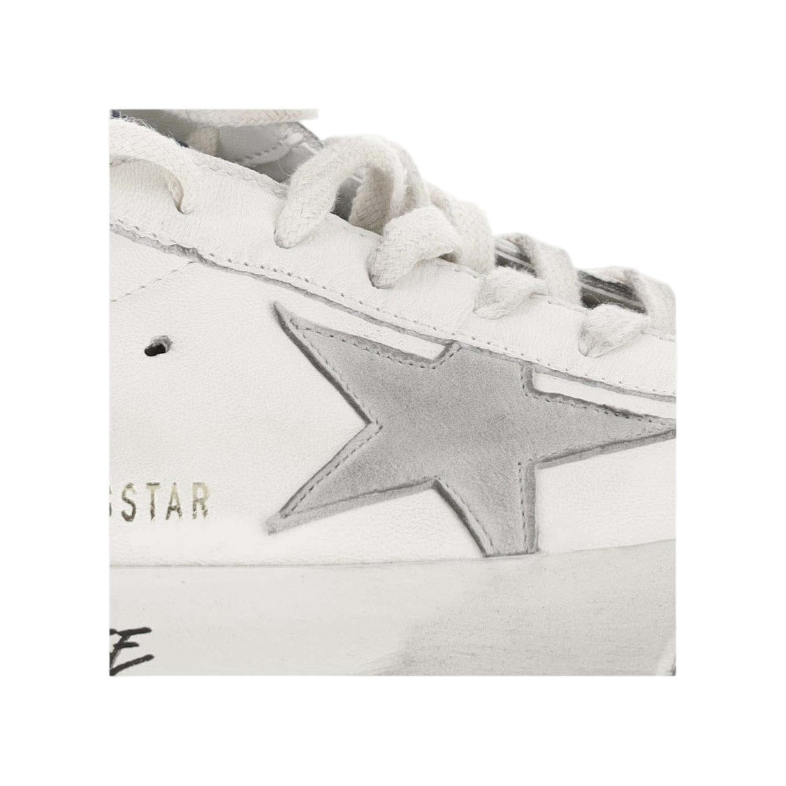 Golden Goose Low-Top Leather Sneakers With Iconic Star Patch And Contrast Tab
