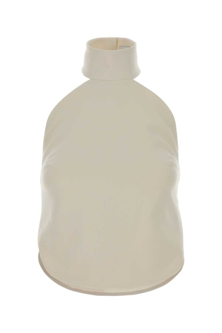 Courrèges White Crepe Eclipse Top