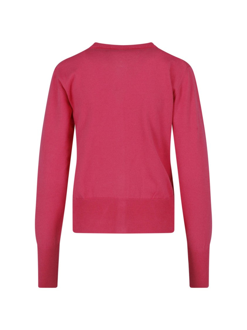 Vivienne Westwood Crew Neck Sweater With Button-Down Front