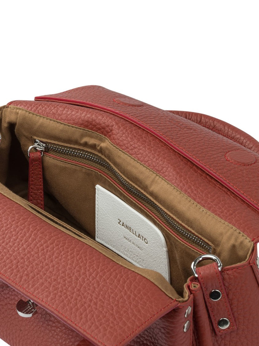 Zanellato Compact Structured Grained Leather Handbag