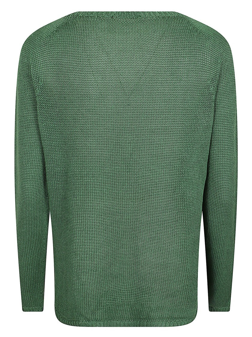 Max Mara Boxy Long-Sleeved Top In Textured Knit Fabric