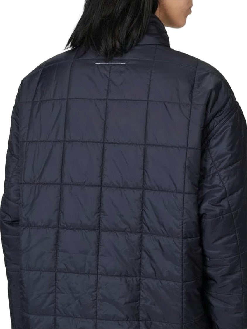 Mm6 By Maison Margiela Quilted Pullover With High Turtleneck