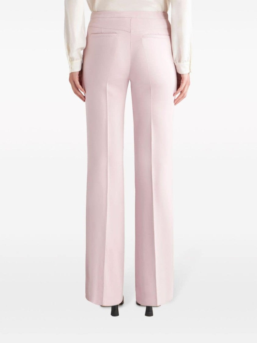 Etro Light Pink Stretch Cady Trousers