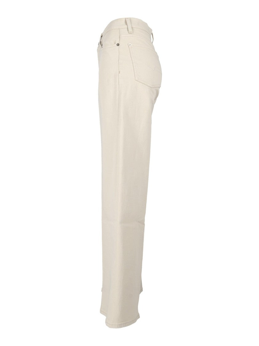 7 For All Mankind Moondust Lotta Tailorless Cropped Jeans