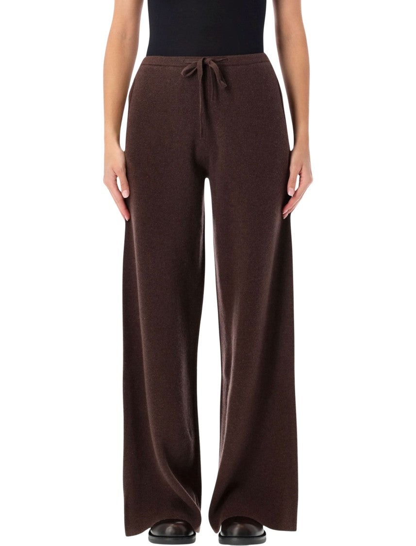 Rhea Drawstring Minimalist Wide-Leg Pants