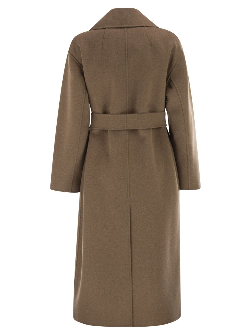Max Mara Smmhobby - Long Wool Drape Coat