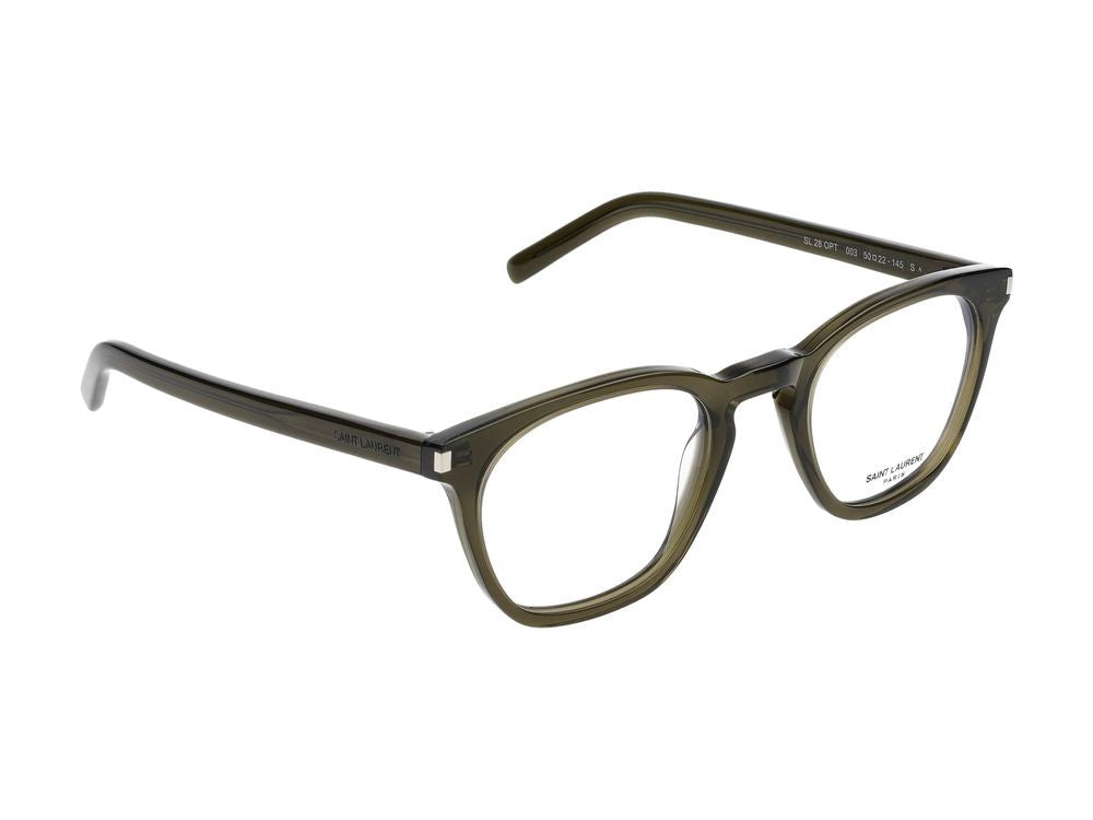 Saint Laurent Eyeglasses Sl 28 Opt 003 Green Green Transparent 50/22/145
