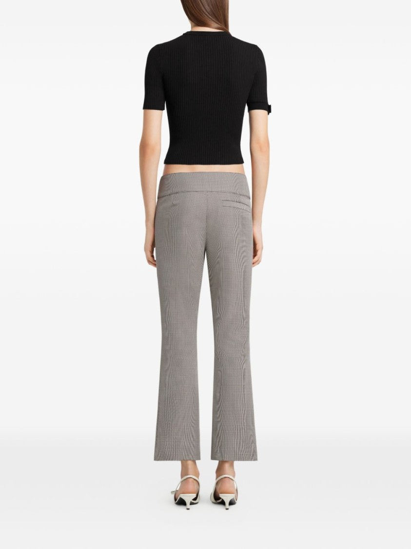Courrèges Fitted Ribbed Knit Top