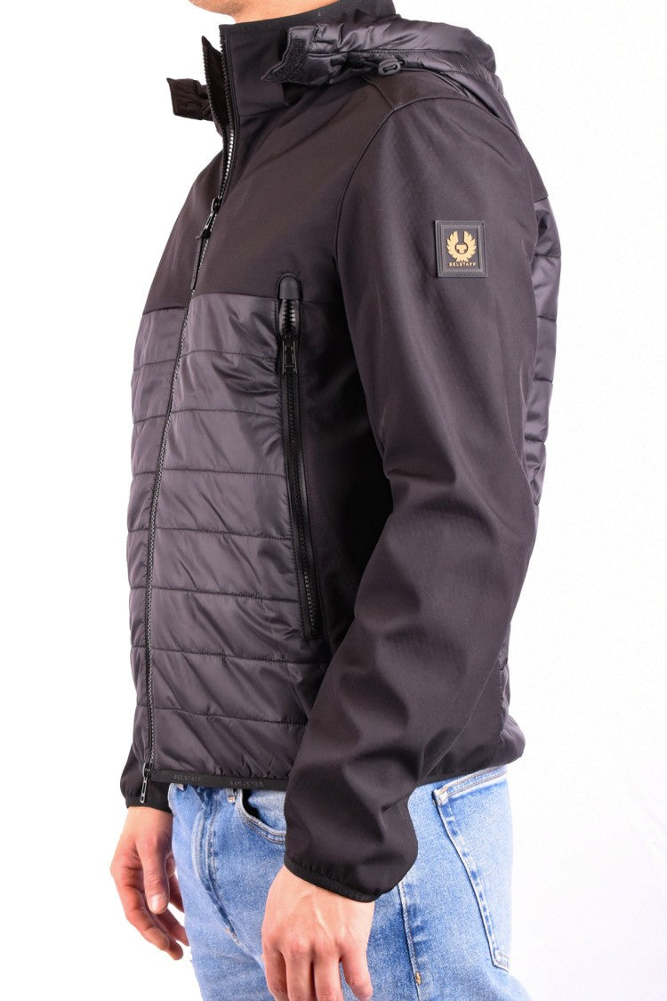 Belstaff Black Nylon Quilted Down Jacket