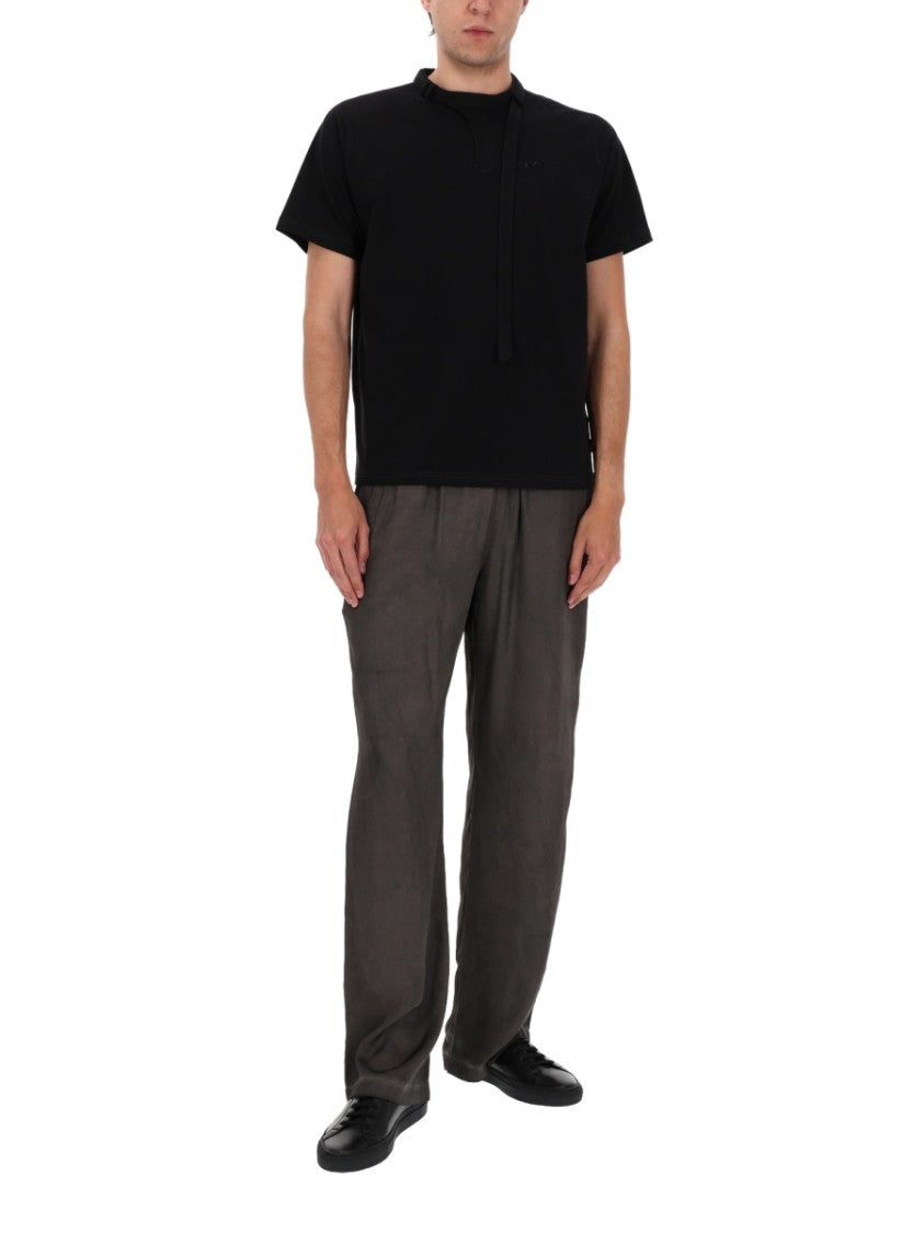 Diesel P-Theck-Albg Relaxed Fit Viscose Pants