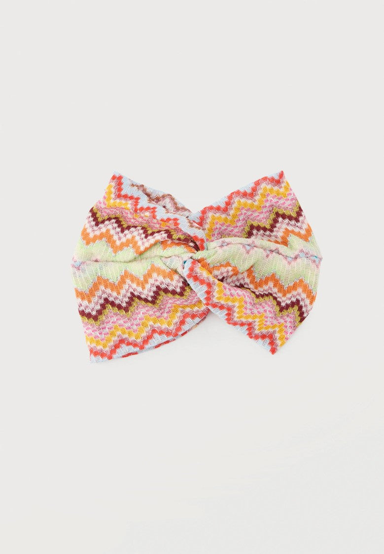 Missoni Multicolor Doppio Nodo Woven Headband