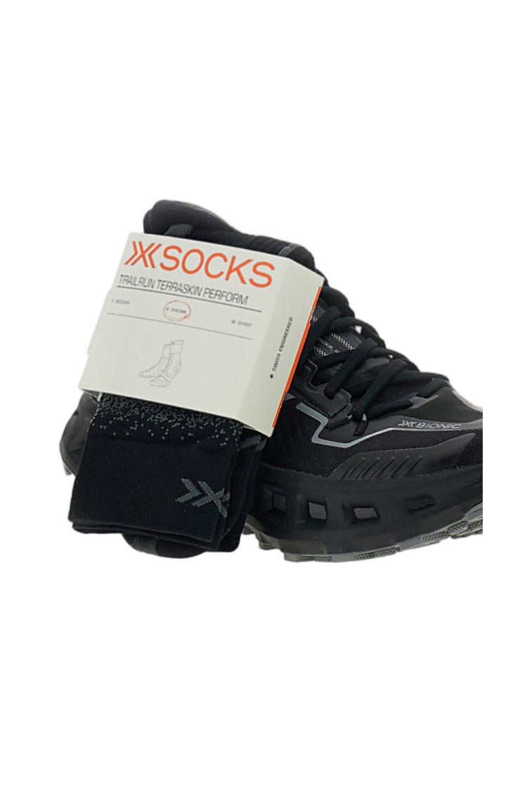 X-Bionic Black Terraskin 03 Gtx Fabric Sneakers