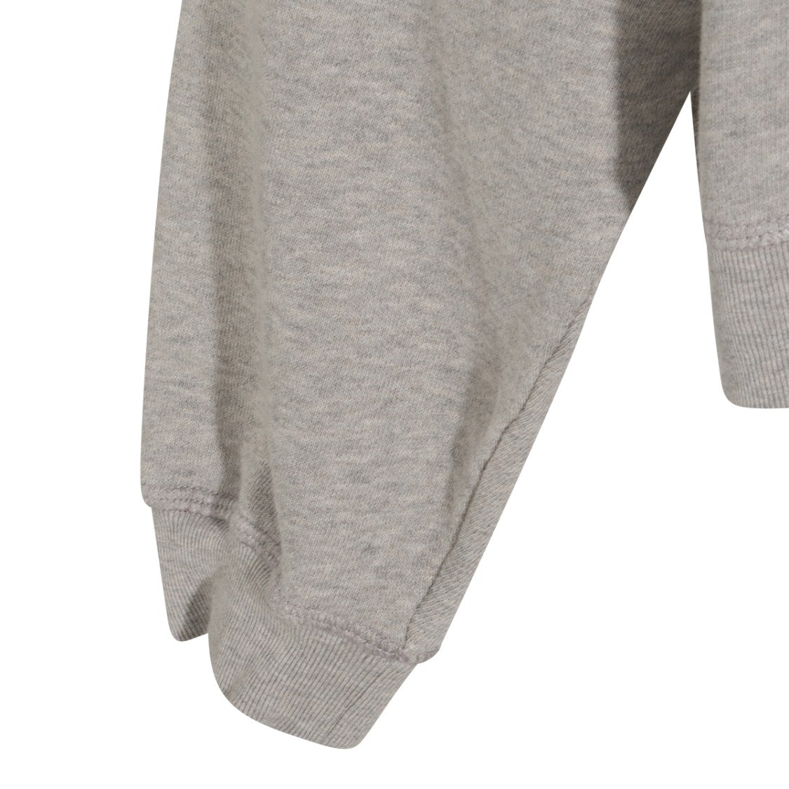 Golden Goose Heathered Grey Sweater With Bold Logo Detailing