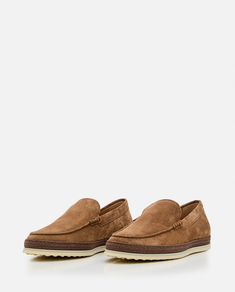 Tod's Rafia Rubber Loafers