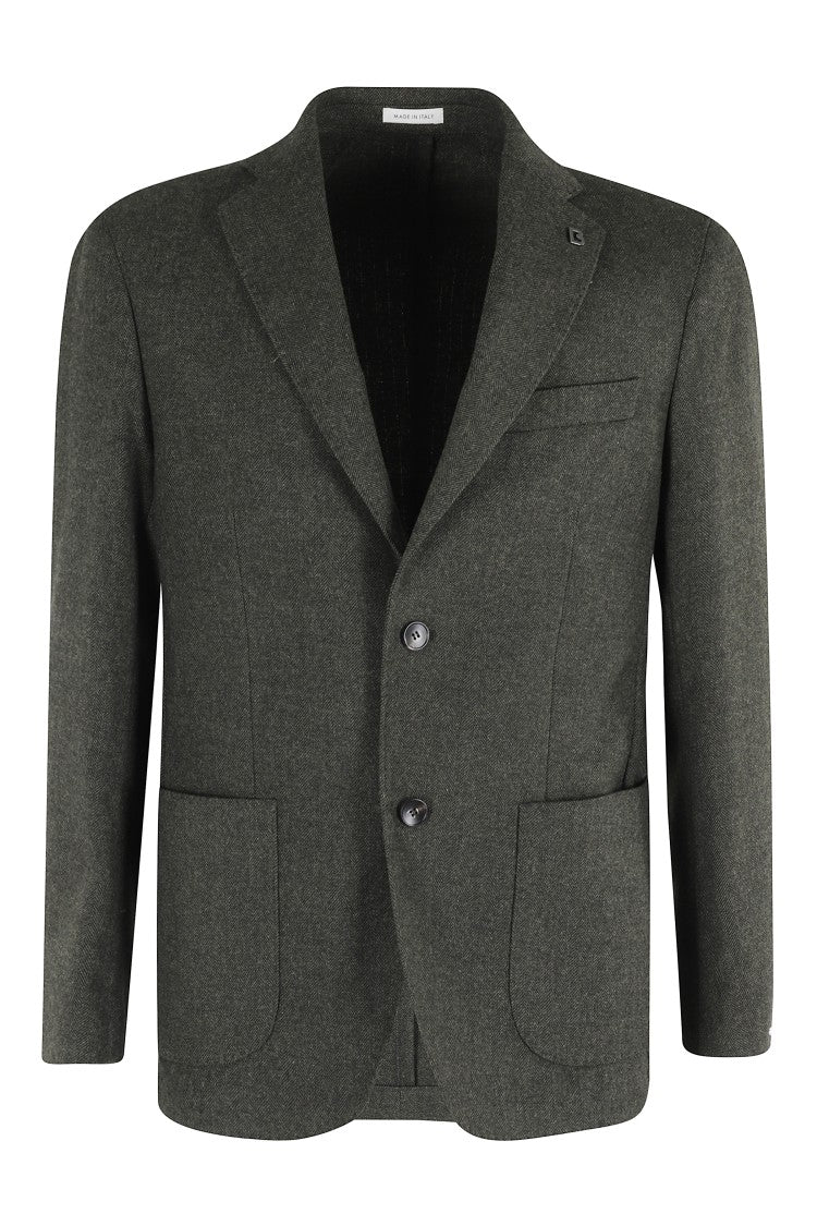 Breras Milano Venezia Herringbone Wool Jacket