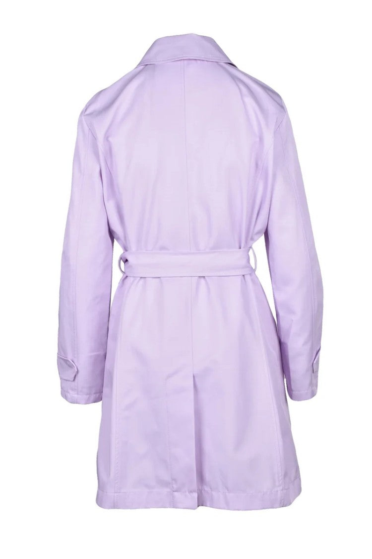 Emme By Marella Purple Madeleine Cotton Polyester Women Raincoat