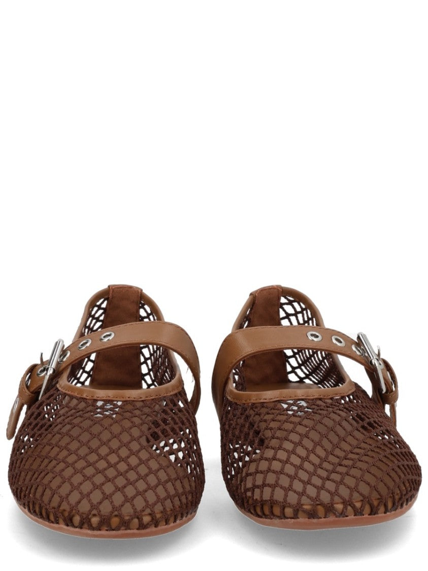 Senso Carina Mesh Fabric Silver Loafers