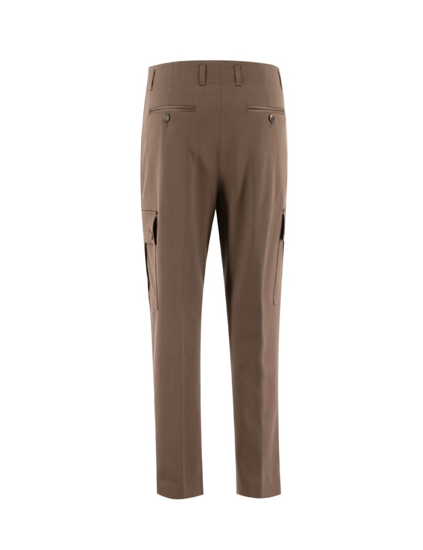 Kiton Brown Cargo Trousers
