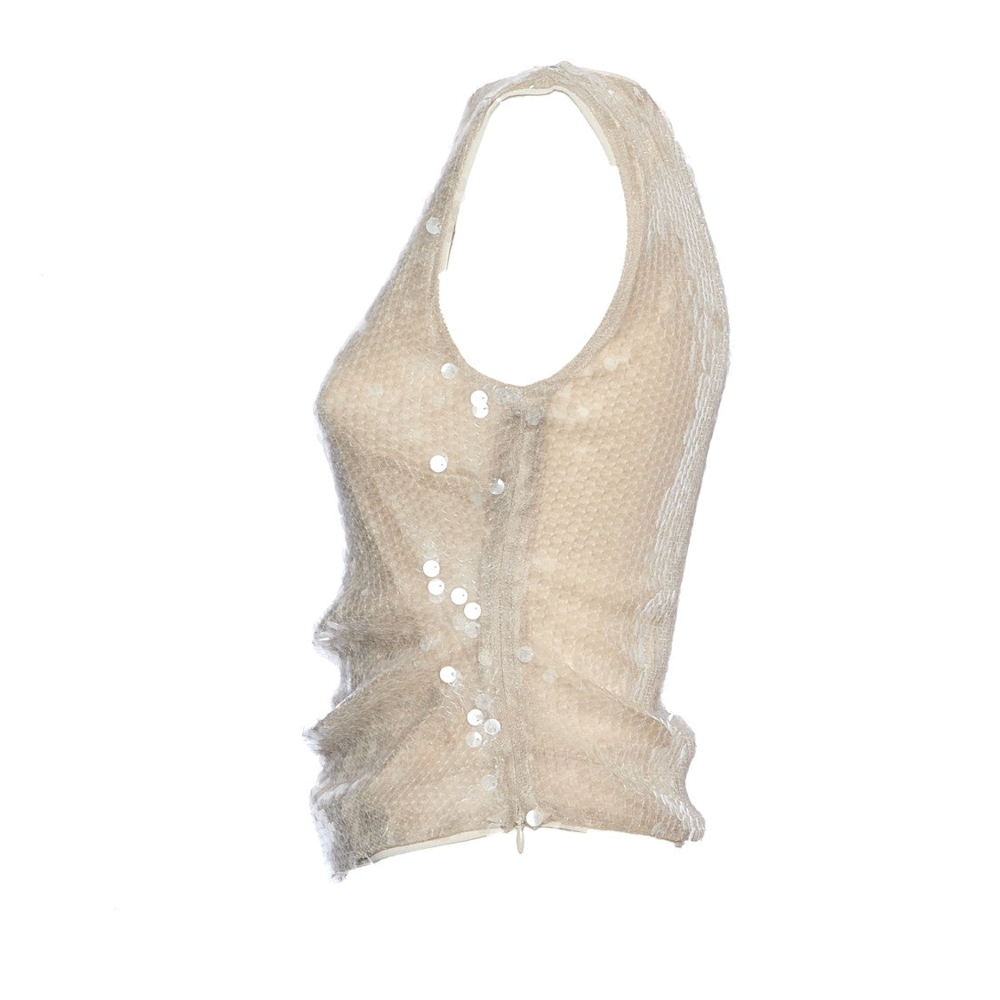 Staud Sleeveless Draped Top With Boat Neckline