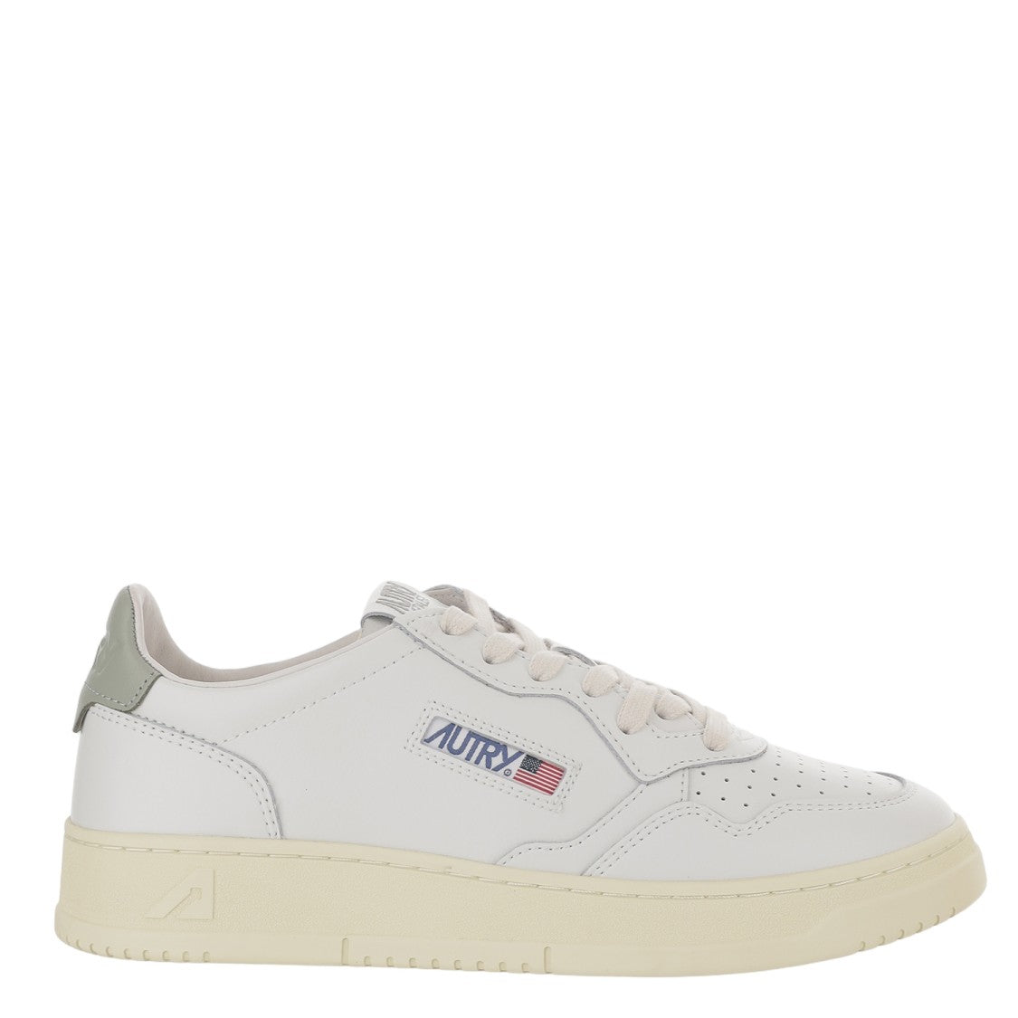 Autry Perforated Leather Low Sneakers With Subtle Branding