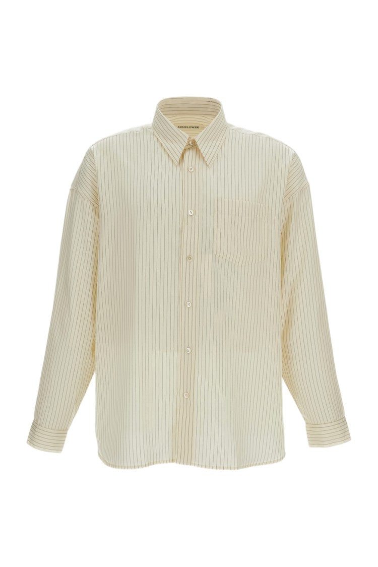 Sunflower Cream White Stable Striped Shirt