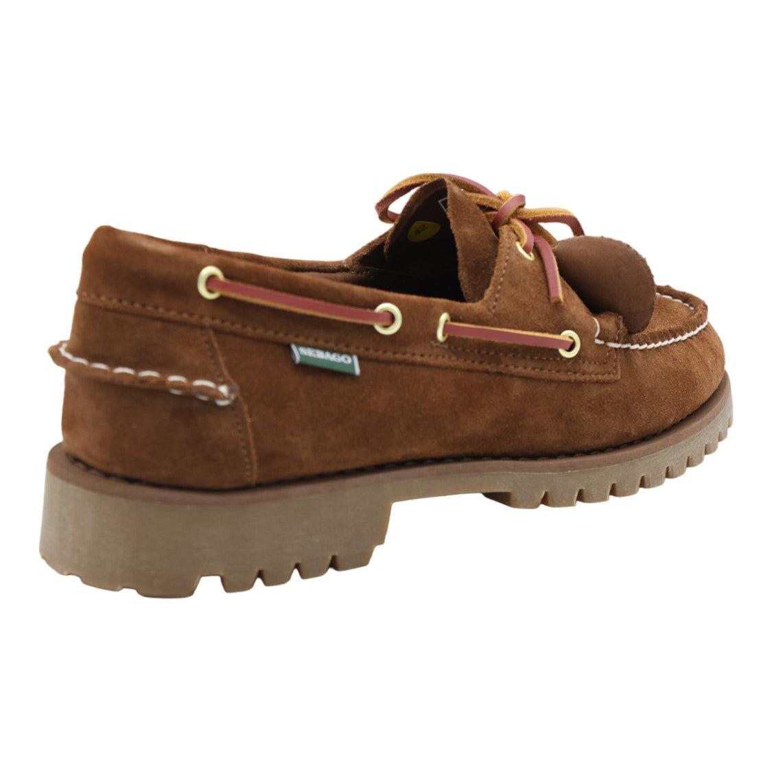 Sebago Moccasin-Style Suede Rugged Sole Flats