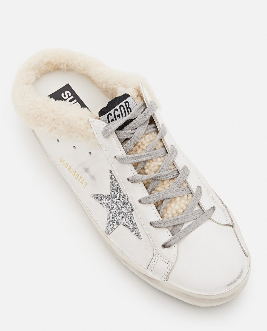Golden Goose Super Star Sabot Leather Sneakers